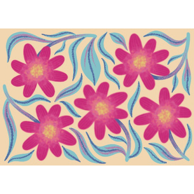 carte-fleurie-margueritte-fushia