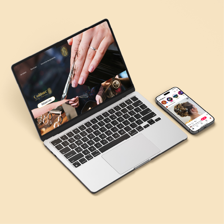 site web coiffure chez marlou